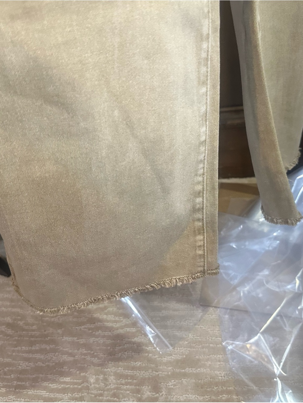 NWT SIZE L Zenana Outfitters High-Rise Wide Leg Jeans in Camel - Picture 5 of 15